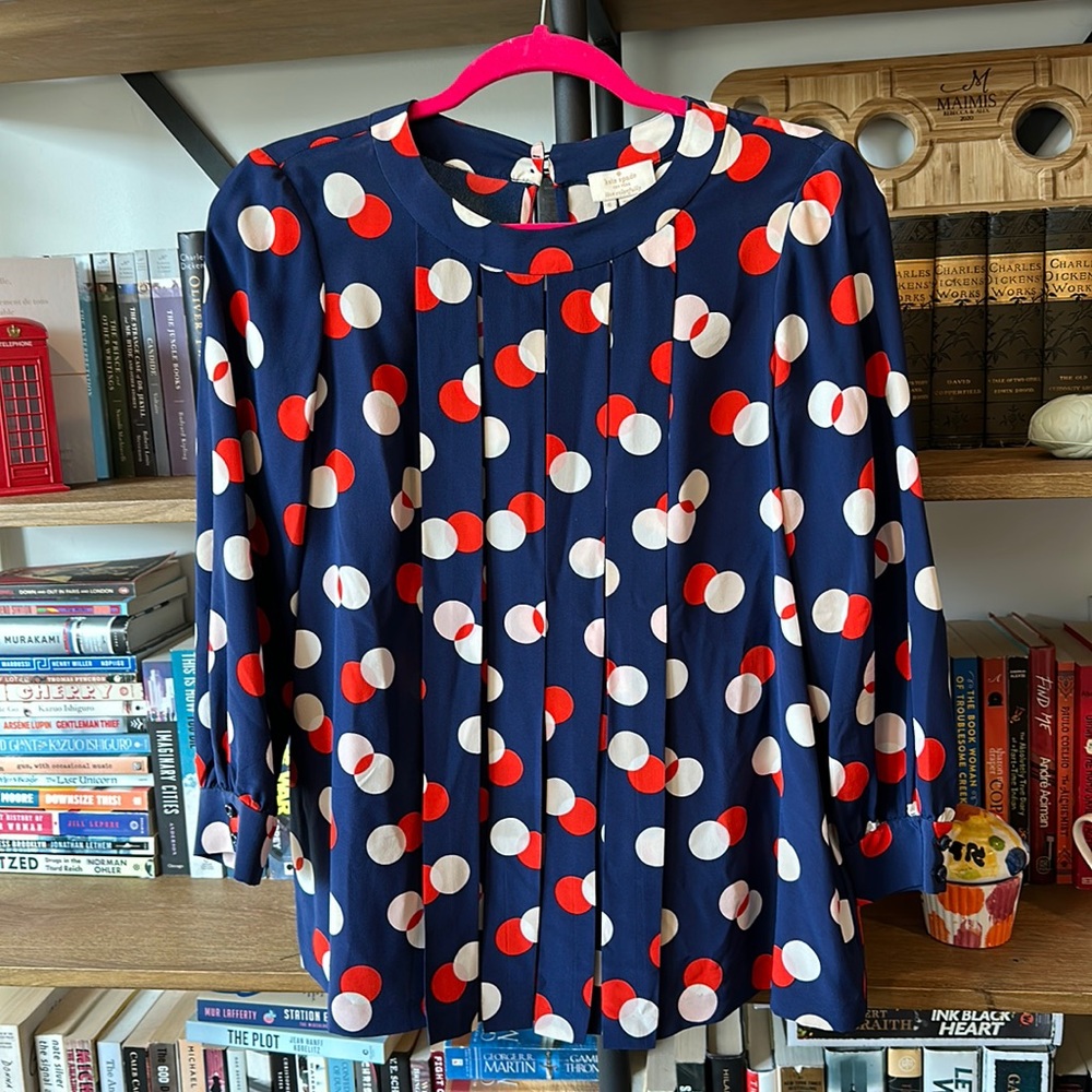 Kate Spade Pleated Blouse
